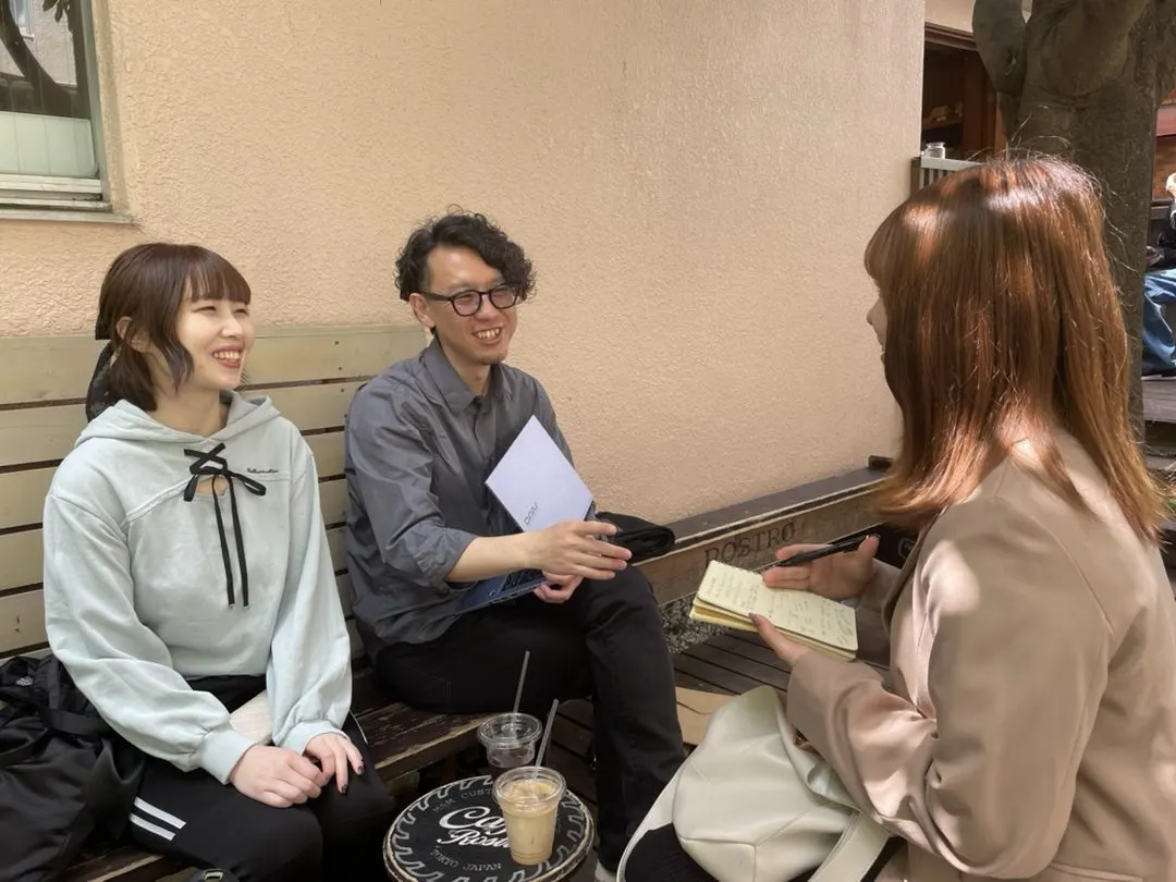 社員インタビューの様子